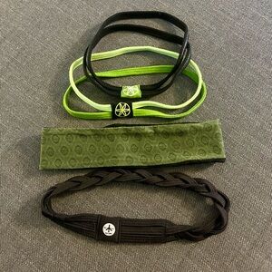 NWOT- 4 stretchy yoga headbands